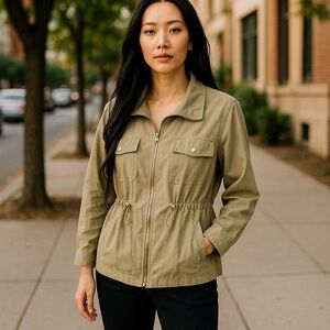 New Without Tags Zara Linen Blend Jacket